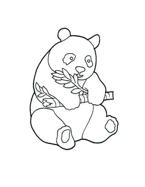463x600 Panda Bear Coloring Pages Printable Cute Panda Coloring Pages