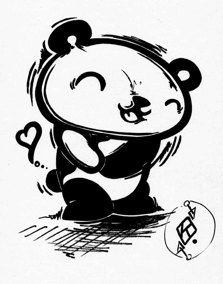 900x1145 Panda Love By Mrjohnkirby