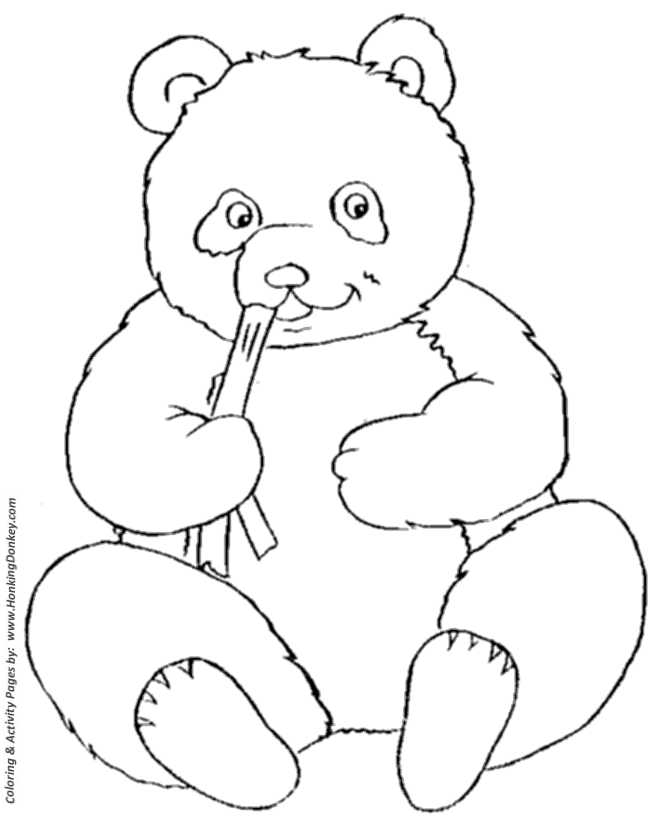 670x820 Wild Animal Coloring Pages Cute Panda Bear Coloring Page
