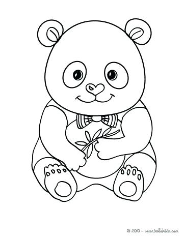 363x470 Cute Panda Coloring Pages For Kids Printable Free Book Baby Murs