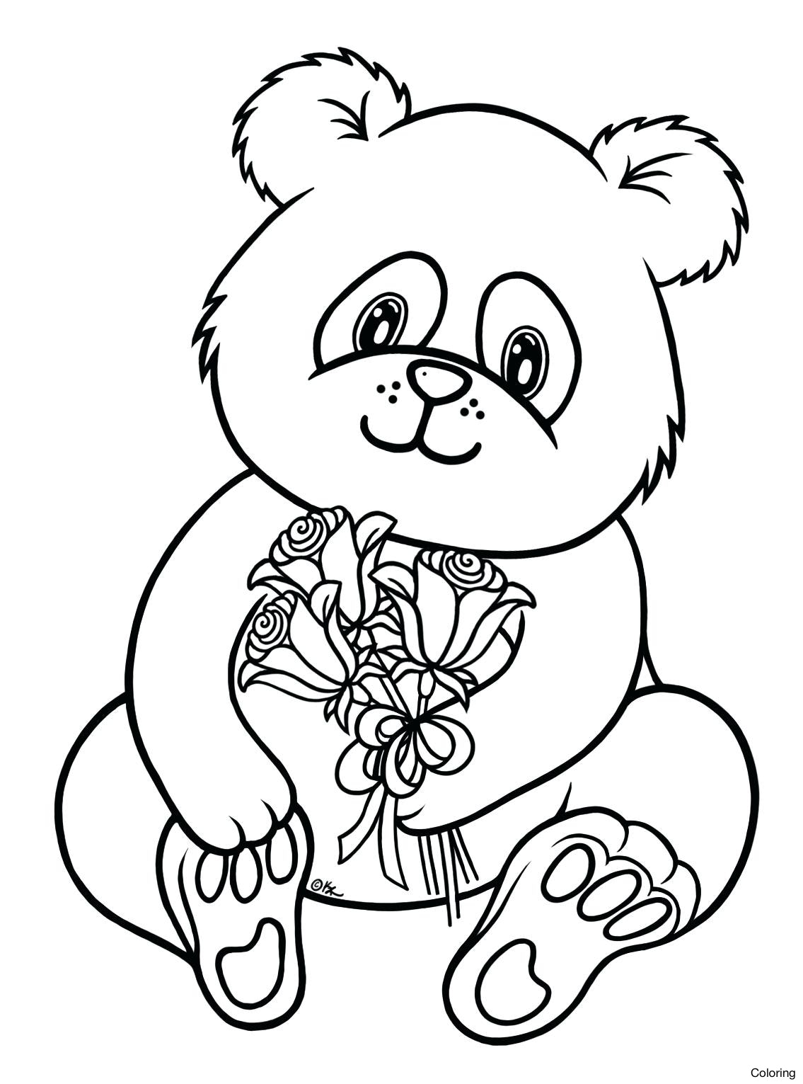 1135x1531 Cute Panda Coloring Pages Printable Cartoon Baby Diaiz