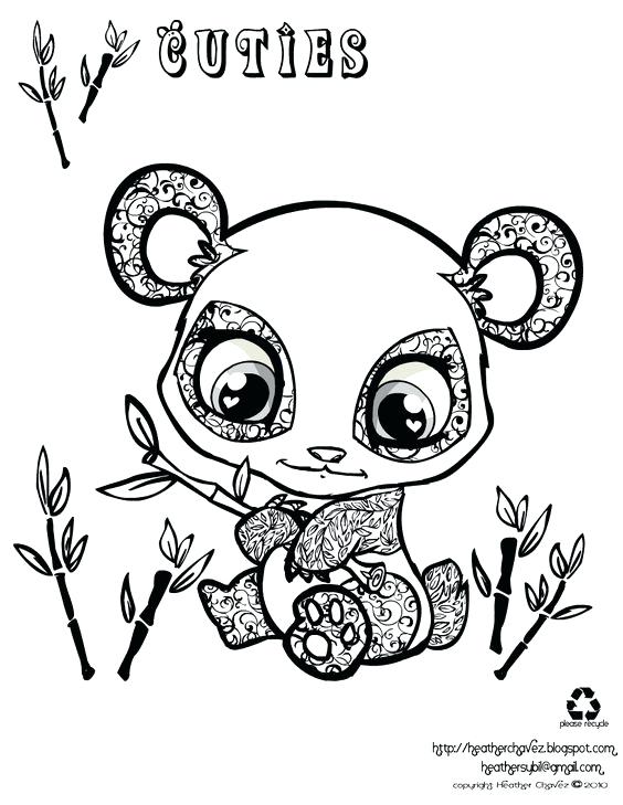 564x729 Coloring Pages Draw A Panda Bear
