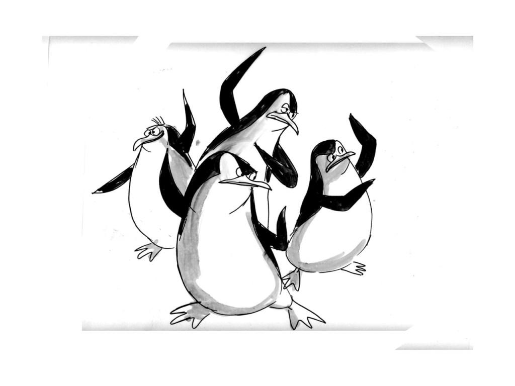 1024x768 Cute Penguin Coloring Pages For Kids Fitfru Style