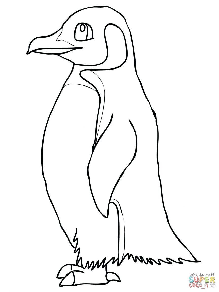 863x1151 Cute Penguins Coloring Pictures Pittsburgh Sheets Cartoon Penguin