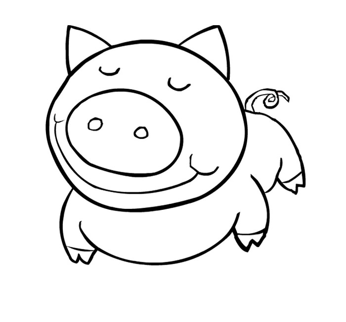 700x652 Pig Template