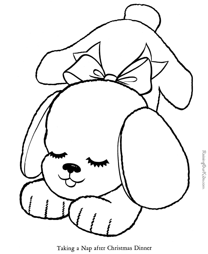 670x820 Puppy Coloring Pages
