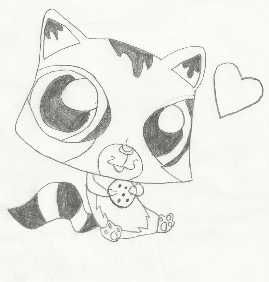 873x916 Cute Raccoon By Kxsxlombax