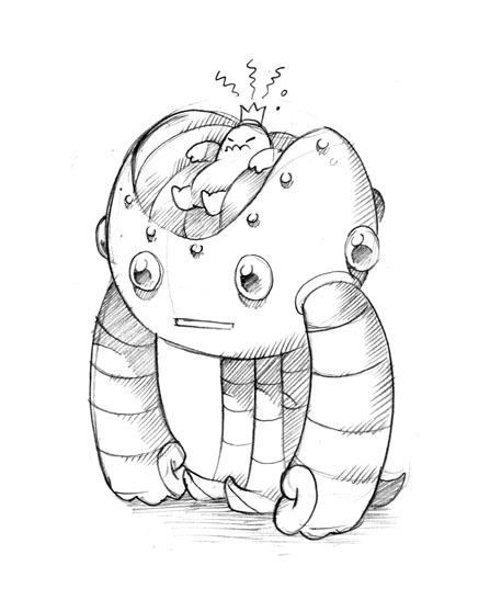 447x547 Robot Sketch By Icanseeyourmonkey