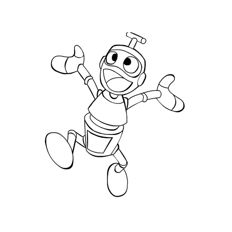 760x760 Cute Robot Astro Boy Coloring Page Maker Fun Factory