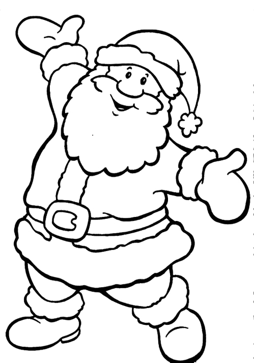 499x713 Cute Santa Claus Coloring Christmas Tree Coloring