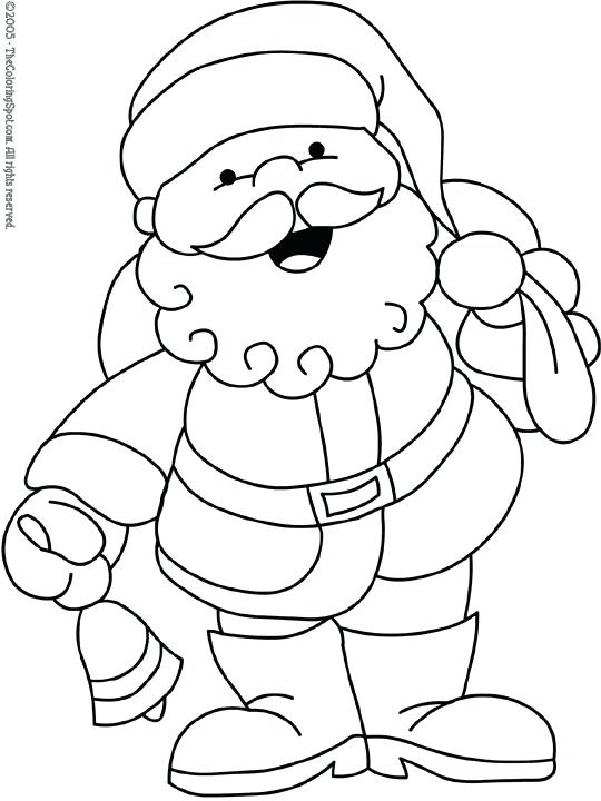 540x720 Christmas Coloring Pages Of Santa Hat Coloring Page Christmas