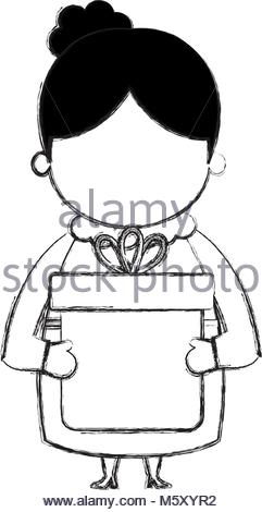 241x470 Cute Santa Wife Character Stock Vector Art Amp Illustration, Vector