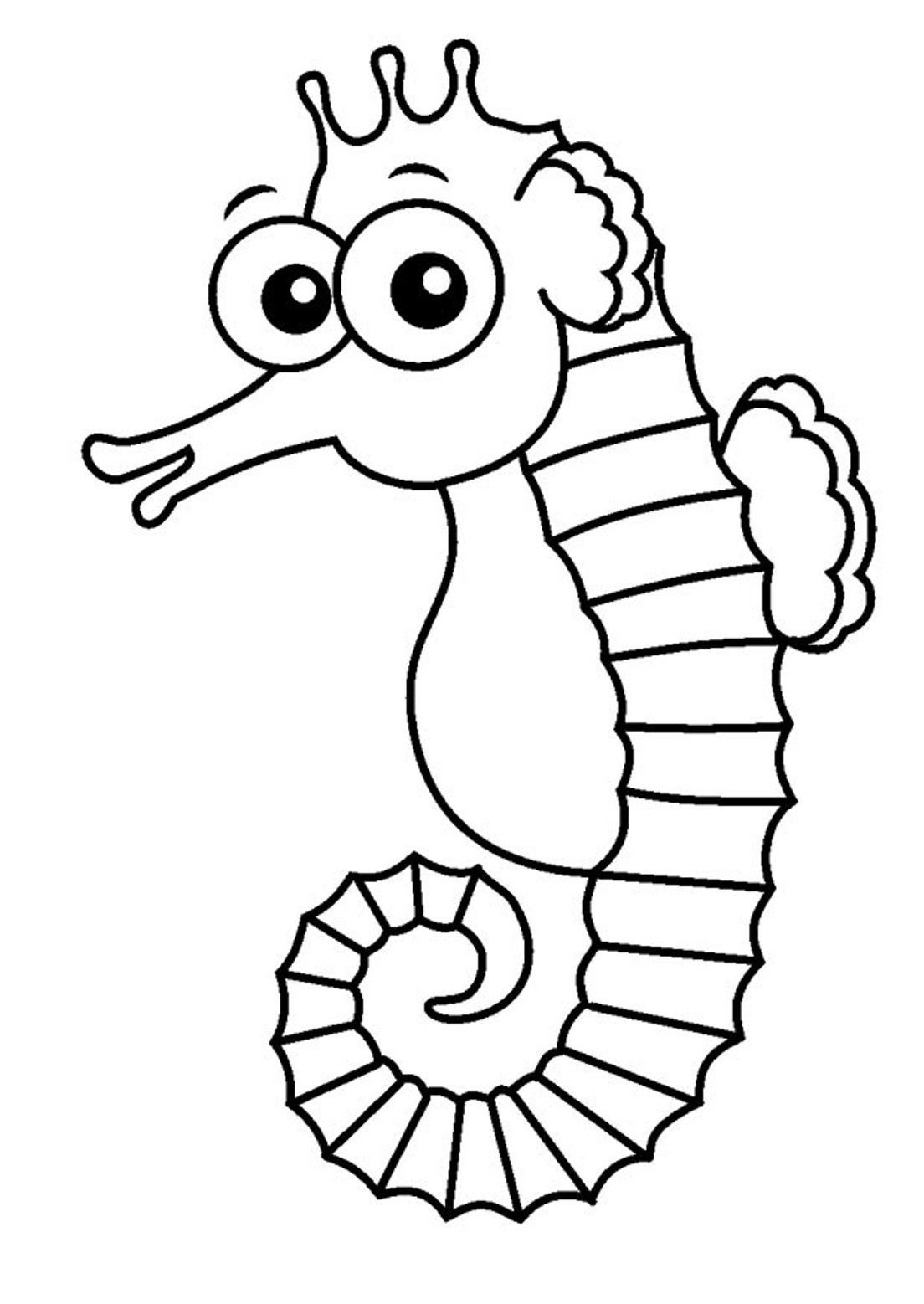 1104x1558 Cute Seahorse Coloring Pages Print Printable Seahorse Coloring