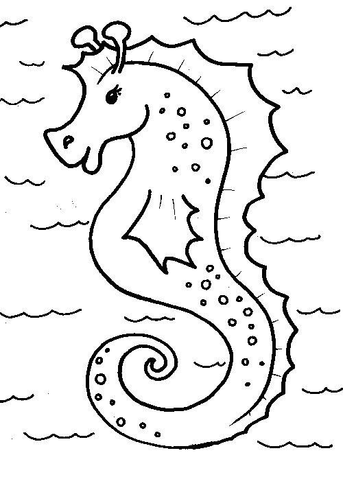 500x695 Sea Horse