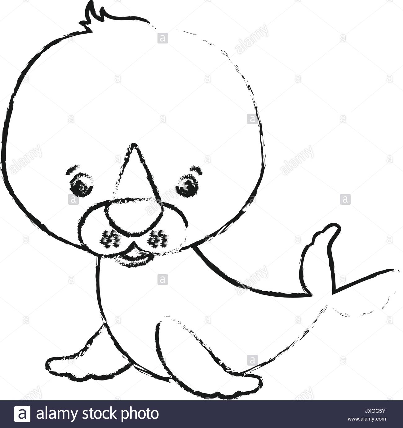 1300x1378 Seal Animal Drawing Stock Photos Amp Seal Animal Drawing Stock