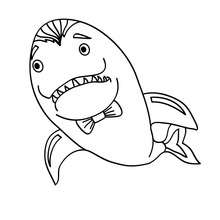 220x220 Elegant Shark Coloring Pages