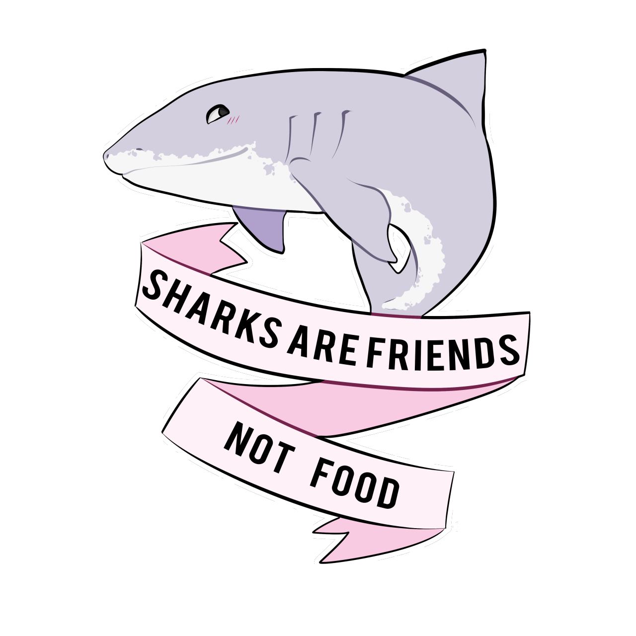 1280x1280 Art Animals Cute Fish Sea Pattern Sharks Stickers If You Like Them