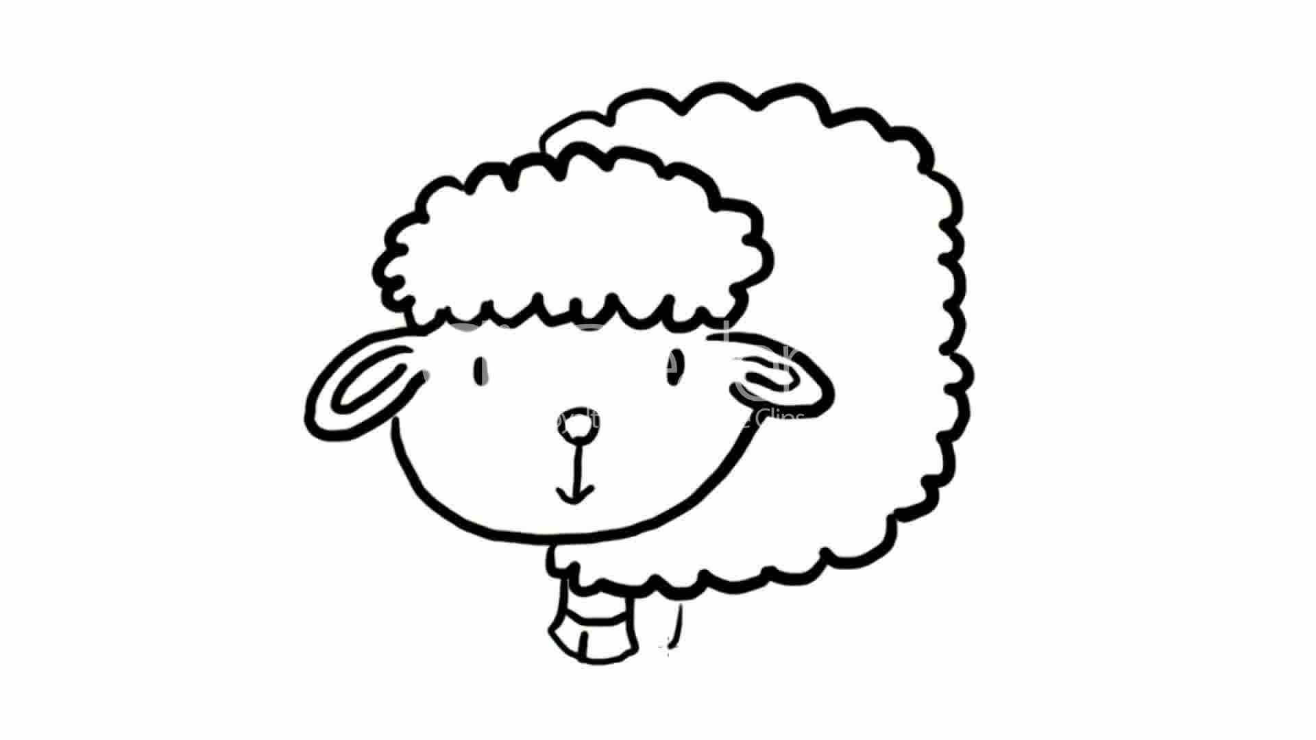 1920x1080 Children Paintings Of Cartoon Sheep,mutton,hand Painted Video