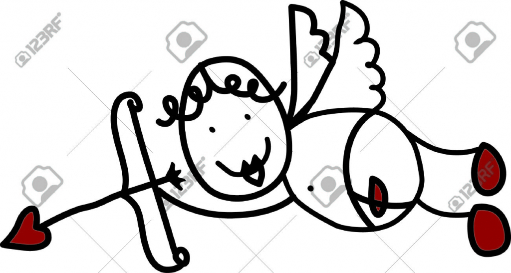 1024x547 Cute Simple Drawings Of Love We Are In Love With This Cute Cupid