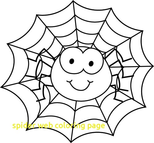 500x463 Spider Web Coloring Page With Spider Web Coloring Pages 2 Drawing