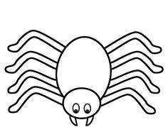 236x179 Cute Animal Spider Cartoon Coloring Page Cute Spider