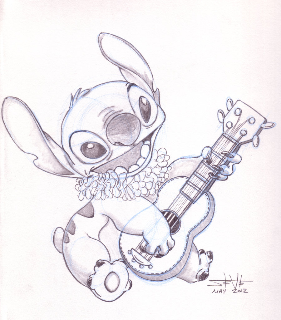 Cute Stitch Drawing at GetDrawings | Free download