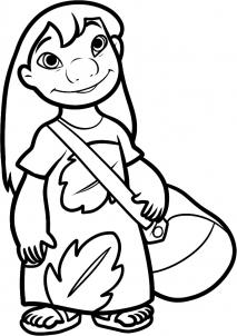 213x302 How To Draw How To Draw Lilo From Lilo And Stitch