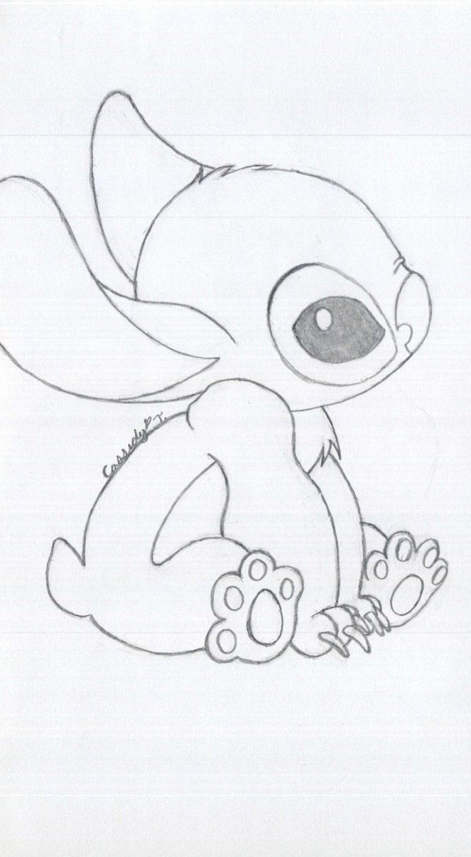 Cute Stitch Drawing at GetDrawings | Free download