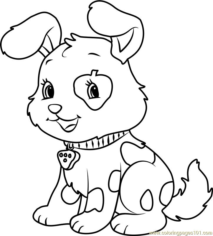 723x800 Cute Pupcake Coloring Page