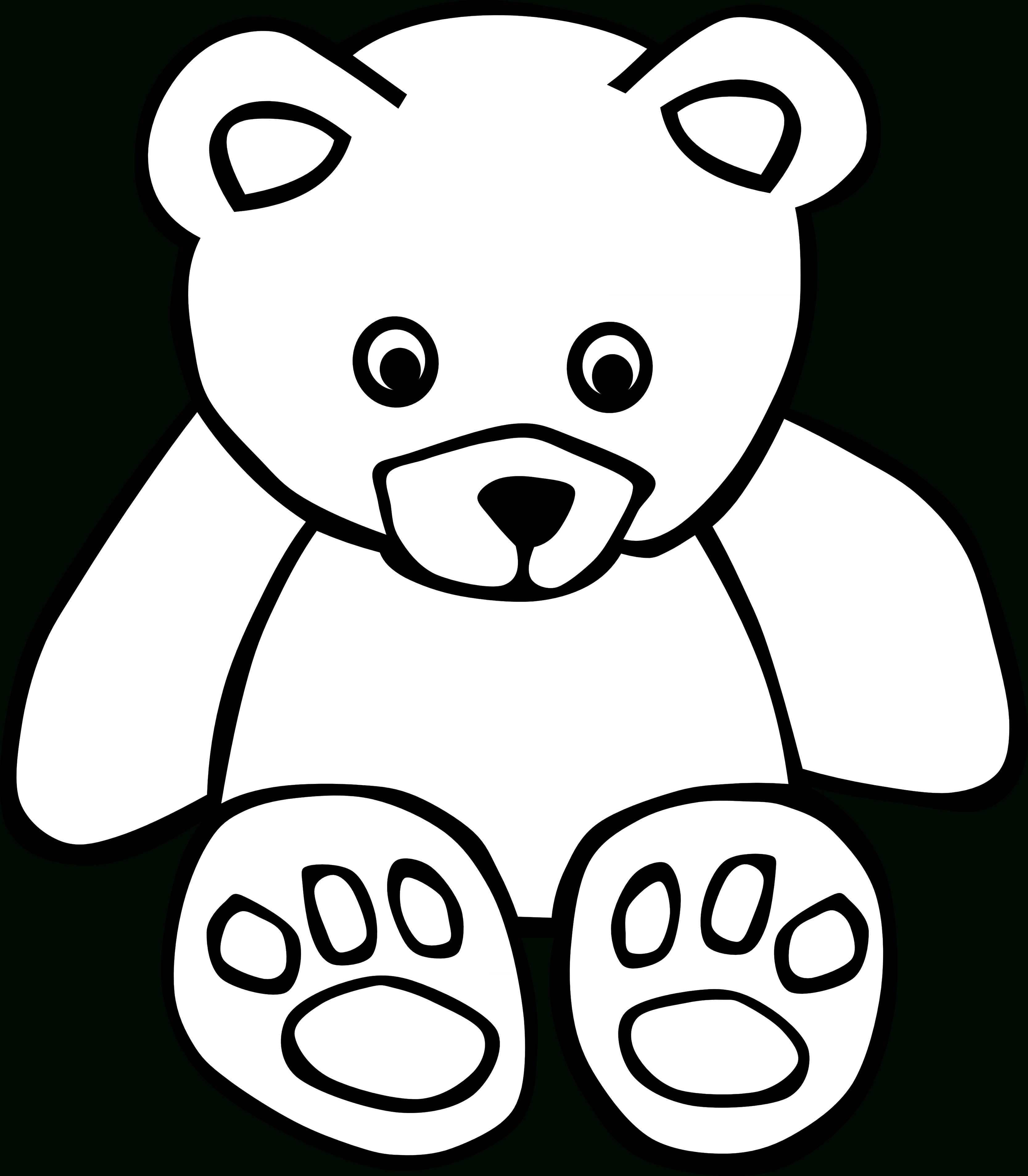 3333x3812 Cute Teddy Bear Drawings Step By Step