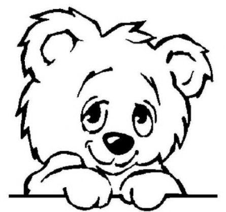 445x419 Amazing Cute Teddy Bear Sketch Images Teddy Bear Drawings Clipart