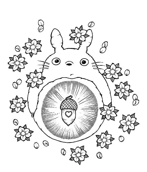 516x605 Totoro
