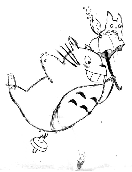 553x720 Totoro By Jelly0bean