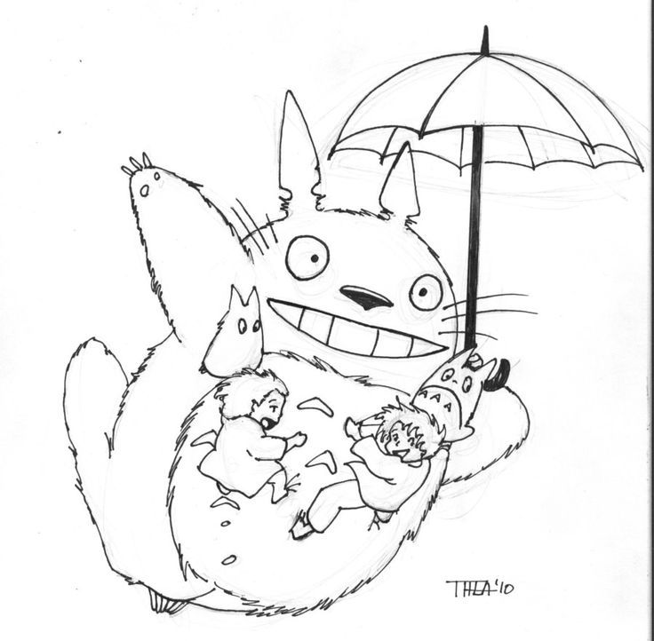736x722 Totoro Colouring Page Ghibli Joy Totoro Totoro