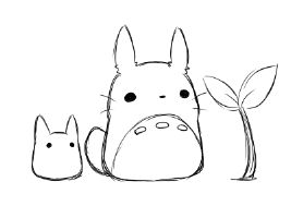 267x200 Cute My Neighbor Totoro Totoro Cartoon Illustration Gif