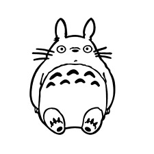 225x225 Ghibli Totoro Head Decal Cute Funny Vinyl Car Truck Window Sticker