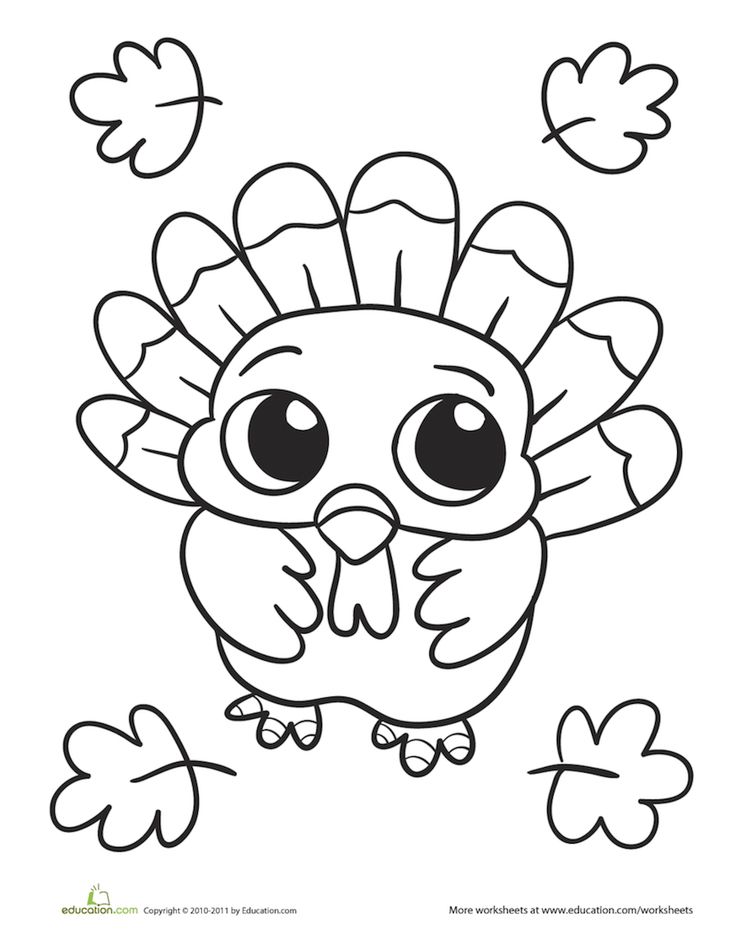 736x941 Coloring Pages Cute A Turkey For Thanksgiving Coloring Pages