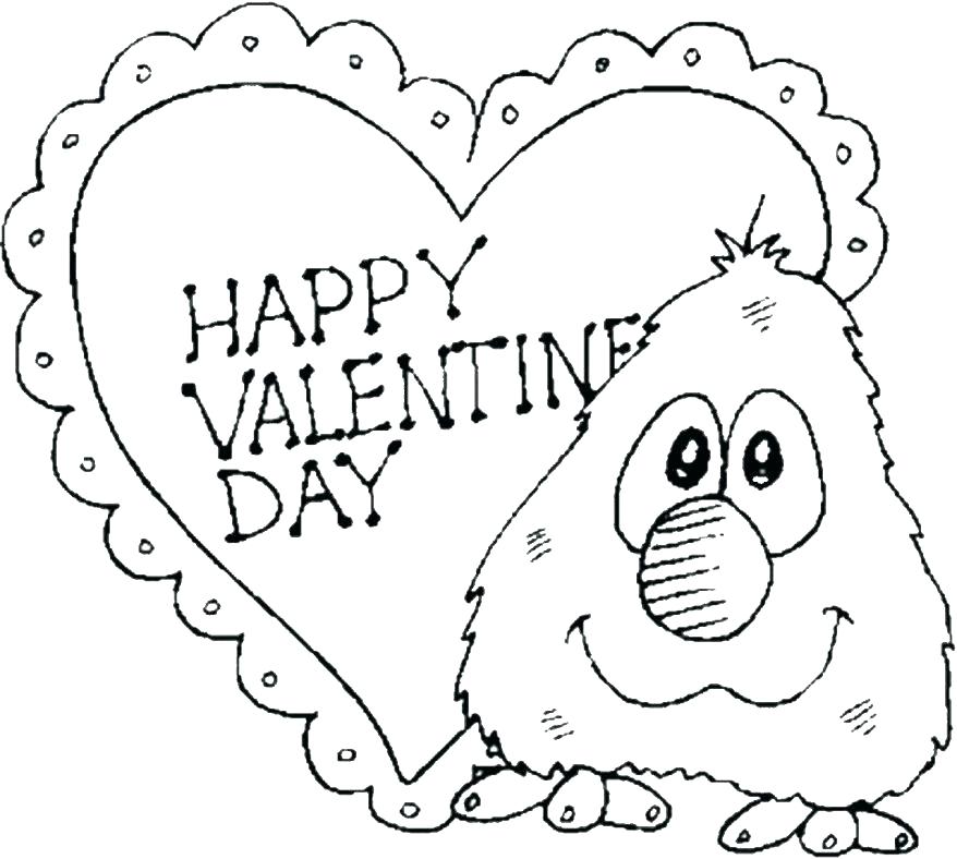 878x788 Valentine Coloring Book And Cute Valentines Day Coloring Pages