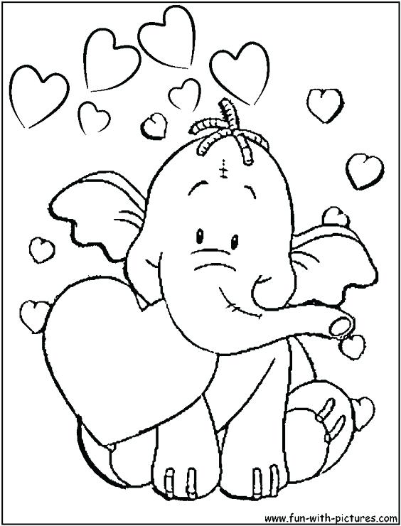 564x740 Cute Valentine Coloring Pages Coloring Pages