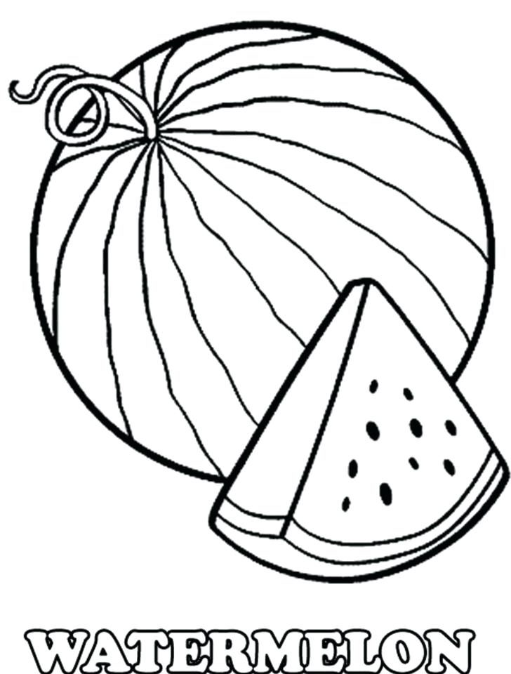 728x960 Watermelon Coloring Pages Best Coloring Pages