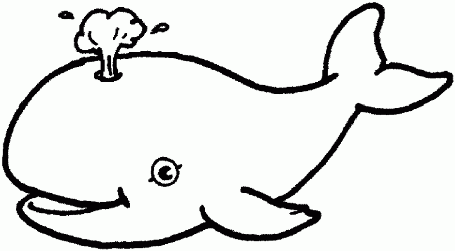 940x519 Cute Whale Clipart Black And White