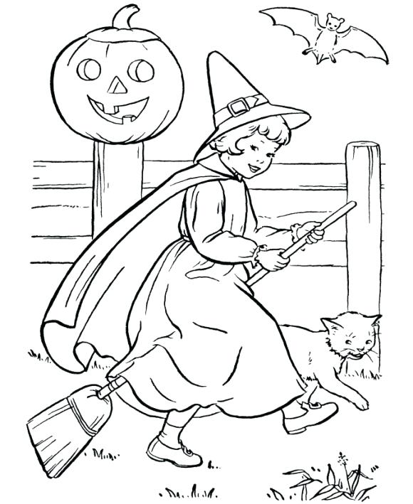 580x709 Drawings Coloring Pages Trick Or Treat 2 Cute Best Images