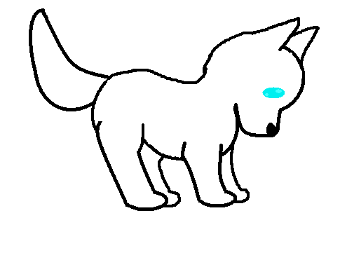 485x381 Free Lineart Cute Little Wolf By I Am A Wolf