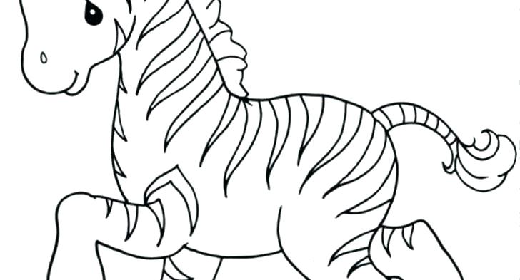 728x393 Baby Zebra Coloring Pages Here Are Zebra Coloring Pages Images
