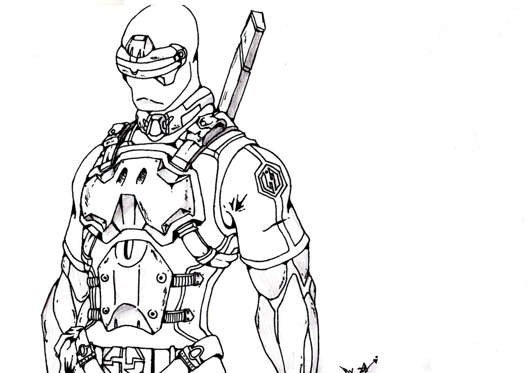 1024x725 Cyborg Ninja By Locuazmente