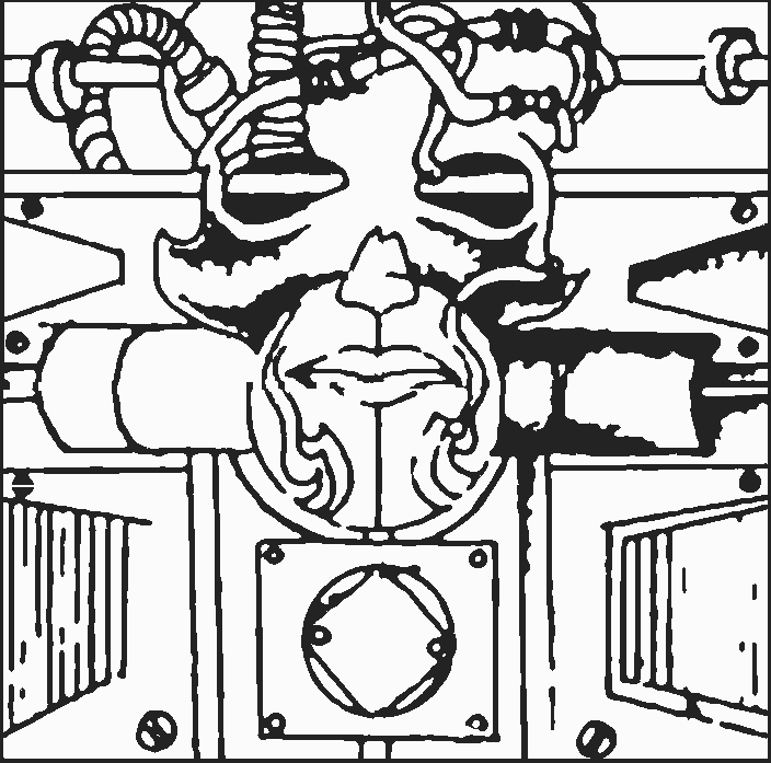 704x697 Artyness Printables Cyborg Skull Drawing