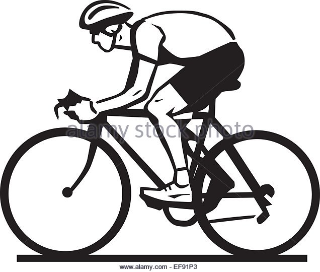 Cyclist Drawing at GetDrawings | Free download