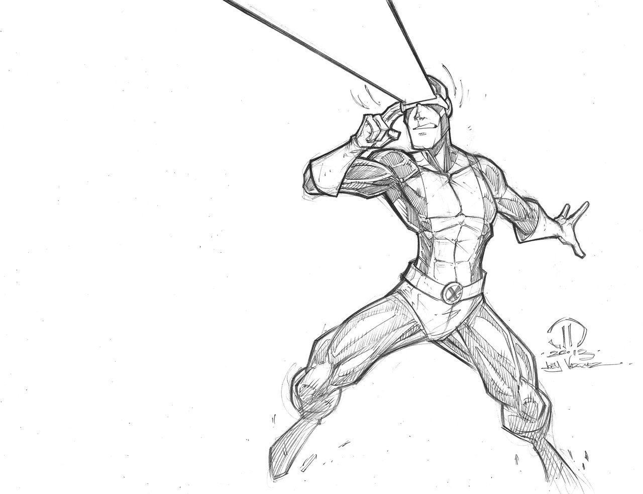 1280x983 Cyclops Sketch By Joeyvazquez