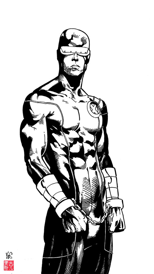 600x1065 Line Art X Men