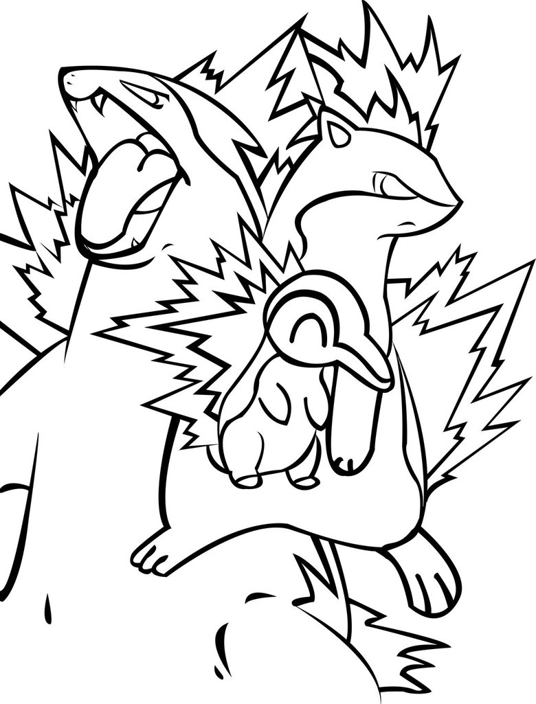 780x1025 Cyndaquil Lineart By Studiofallen